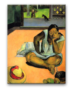 Obraz Paul Gauguin - Zamyślona