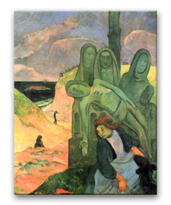 Obraz Paul Gauguin - Zielony Chrystus