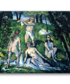 Obraz Paul Cézanne - Cztery kąpiące się (1878 r.)