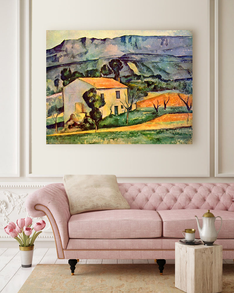 Obraz Paul Cézanne - Dom w Prowansji - obrazek 2