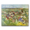 Obraz Paul Cézanne - Widok w Auvers