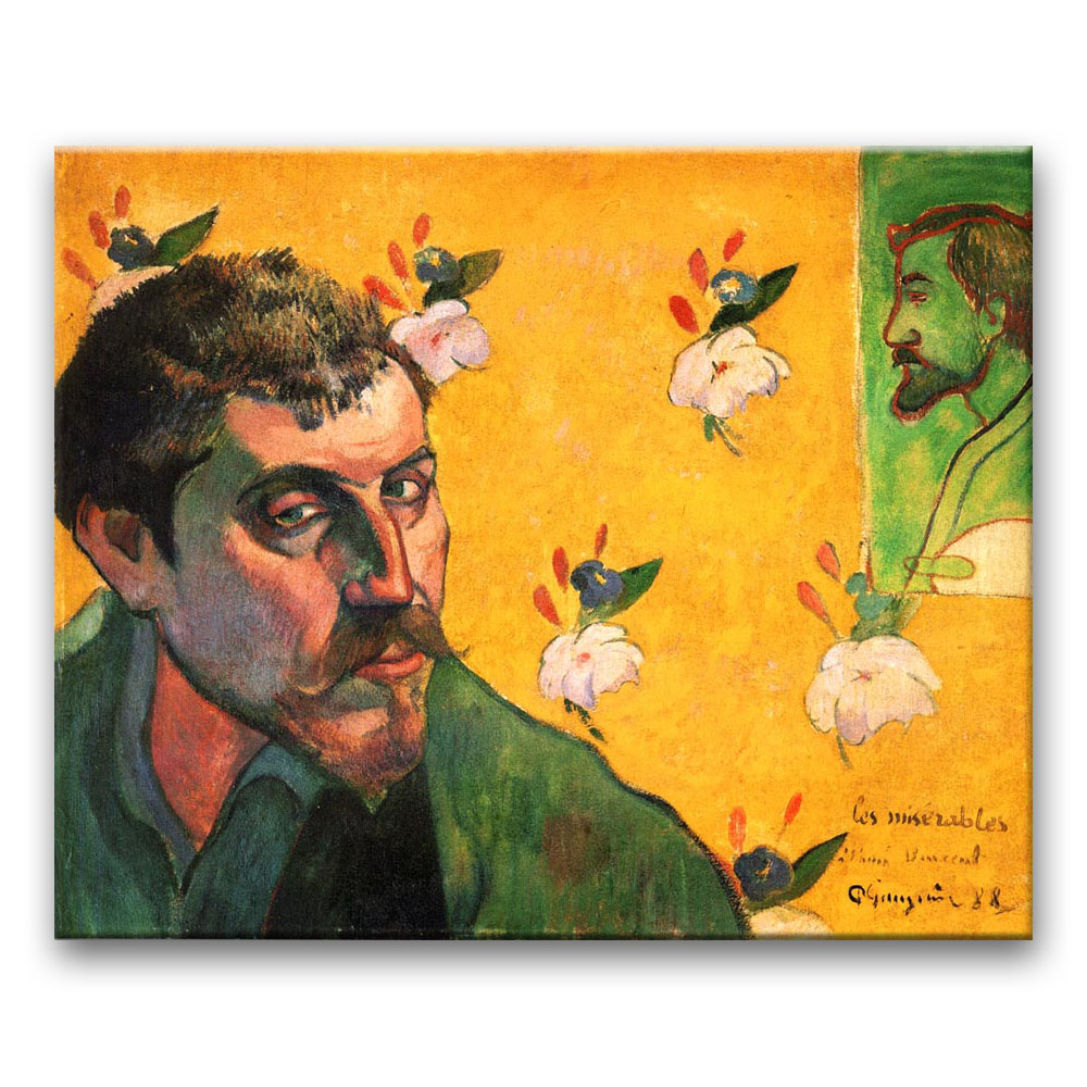 Obraz Paul Gauguin - Autoportret dla Vincenta van Gogha