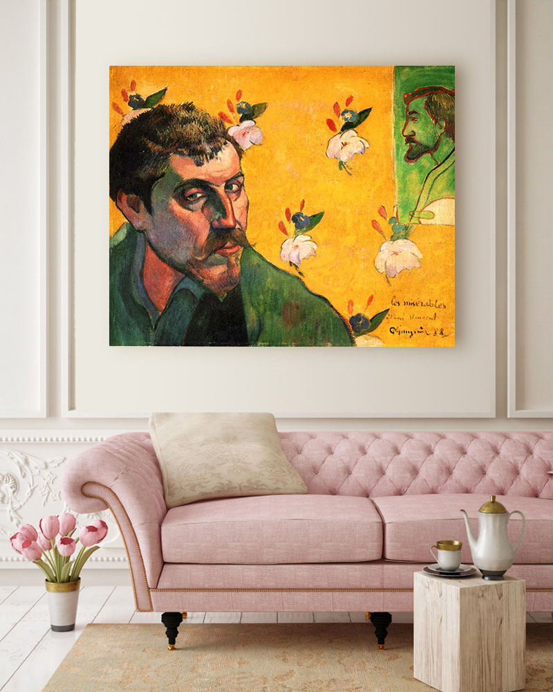 Obraz Paul Gauguin - Autoportret dla Vincenta van Gogha - obrazek 2