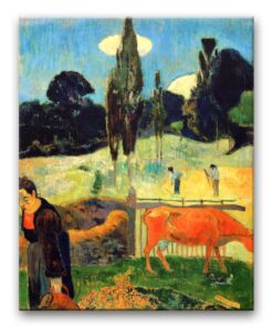 Obraz Paul Gauguin - Czerwona krowa