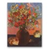 Obraz Paul Gauguin - Kwiaty i koty