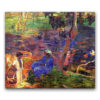 Obraz Paul Gauguin - Nad stawem
