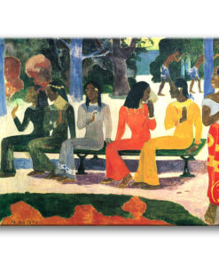 Obraz Paul Gauguin - Nie powinnyśmy iść dzisiaj na targ