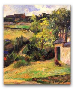 Obraz Paul Gauguin - Przedmieścia w Rouen