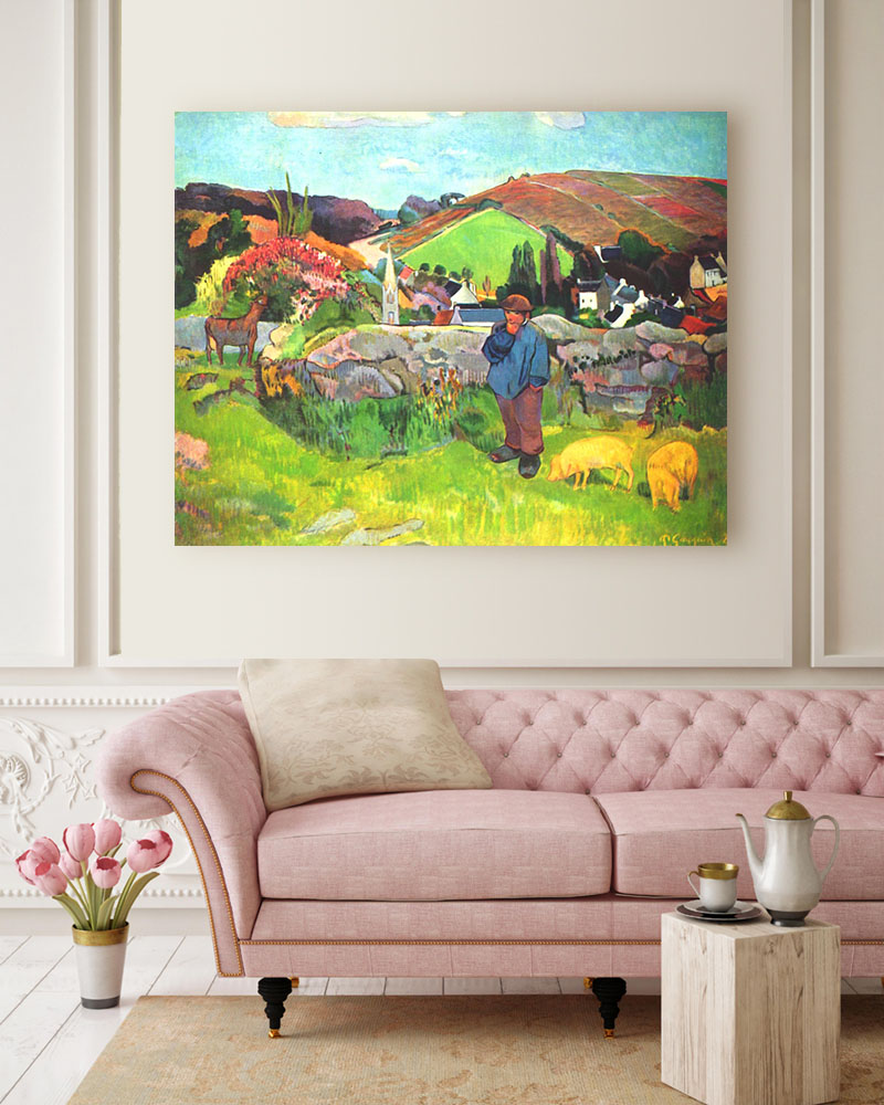 Obraz Paul Gauguin - Świniopas - obrazek 2