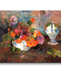 Obraz Paul Gauguin - Wazon z nasturcjami