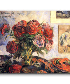 Obraz Paul Gauguin - Wazon z peoniami