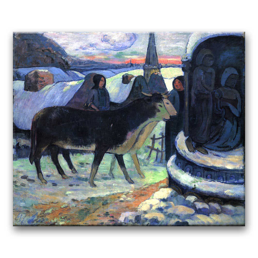 Obraz Paul Gauguin - Wigilia Bożego Narodzenia