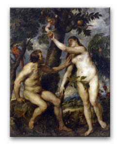 Obraz Peter Paul Rubens - Adam i Ewa (w stylu Tycjana)