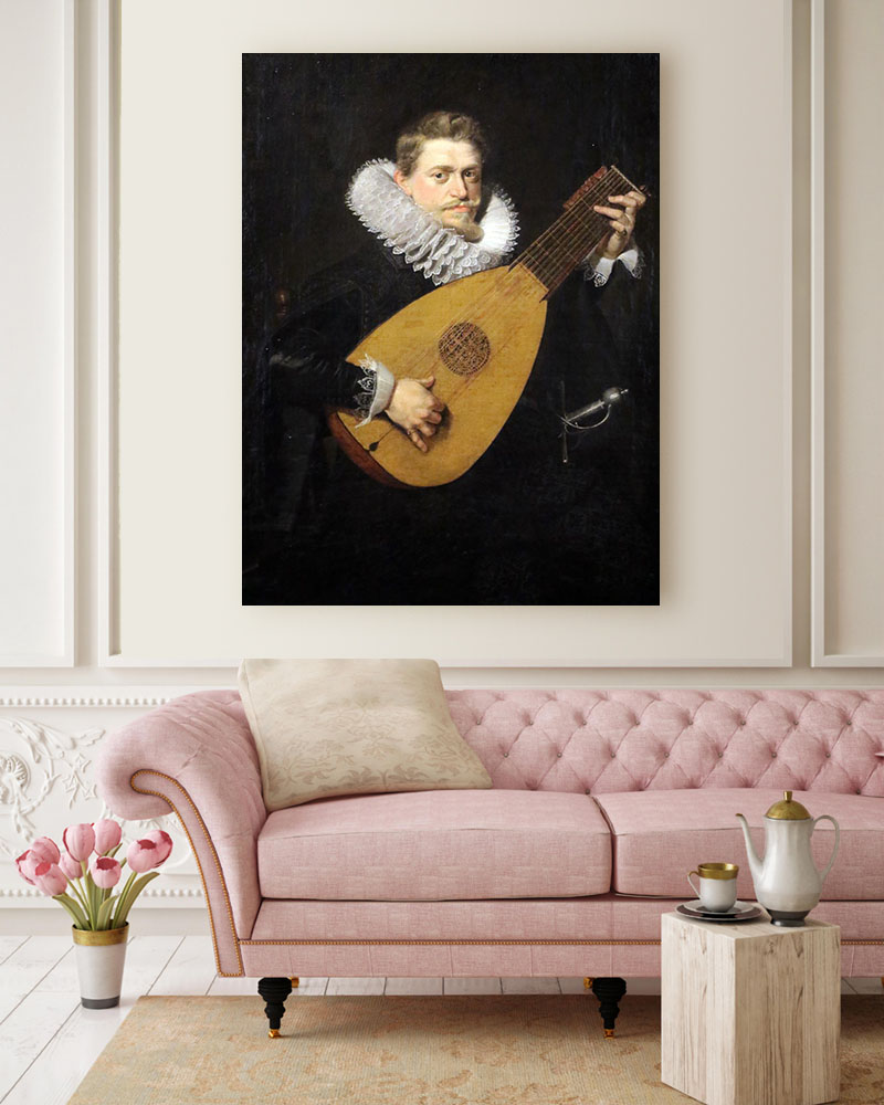Obraz Peter Paul Rubens - Lutniarz - obrazek 2