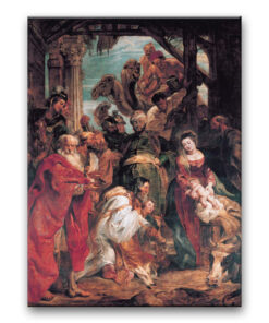 Obraz Peter Paul Rubens - Pokłon Trzech Króli (1624 r.)
