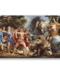 Obraz Peter Paul Rubens - Polowanie na dzika kalidońskiego