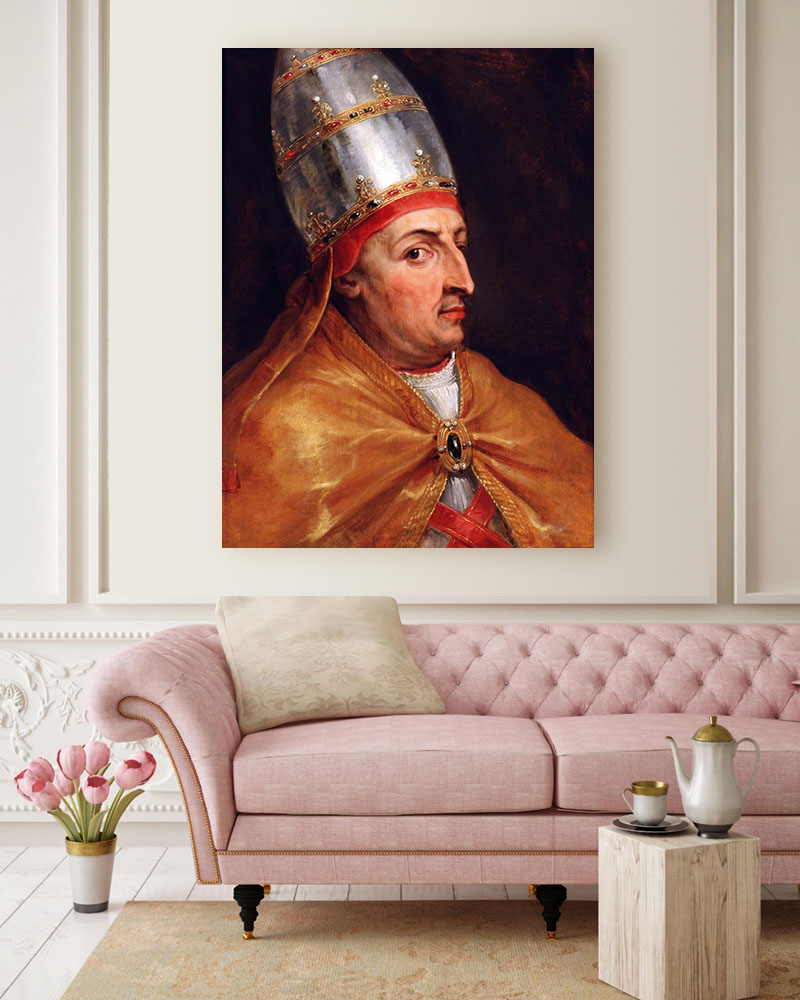 Obraz Peter Paul Rubens - Portret Papieża Mikołaja V - obrazek 2