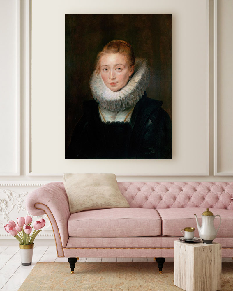 Obraz Peter Paul Rubens - Portret damy dworu infantki Izabelli - obrazek 2