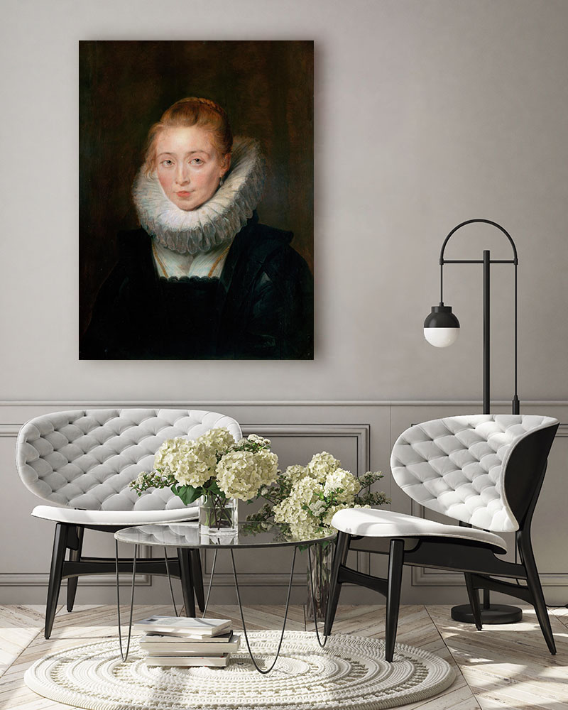 Obraz Peter Paul Rubens - Portret damy dworu infantki Izabelli - obrazek 3