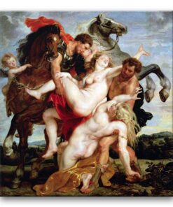 Obraz Peter Paul Rubens - Porwanie córek Leukippa