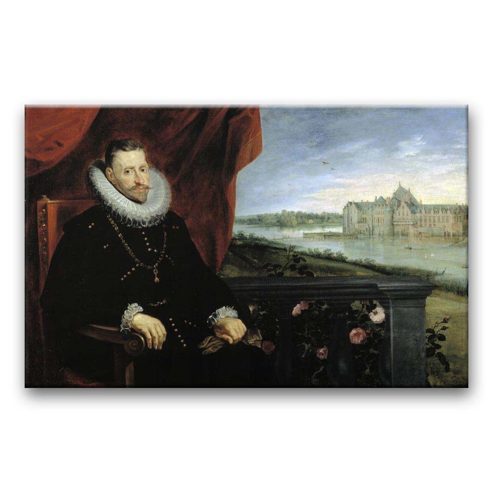 Obraz Peter Paul Rubens i Jan Brueghel starszy - Portret Albrechta VII Habsburga