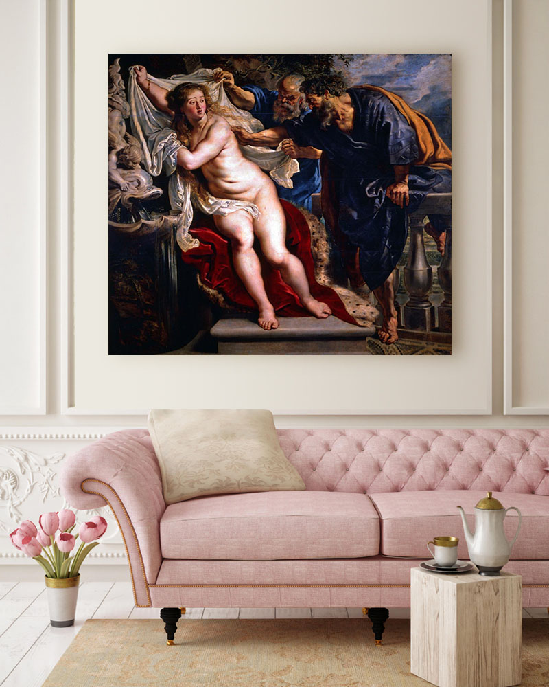 Obraz Peter Paul Rubens - Zuzanna i starcy - obrazek 2