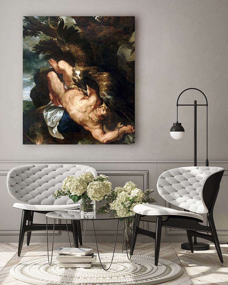 Obraz Peter Paul Rubens i Frans Snyders - Prometeusz skowany - obrazek 3