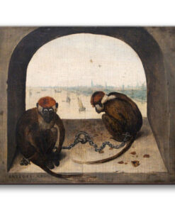 Obraz Pieter Bruegel - Dwie małpy