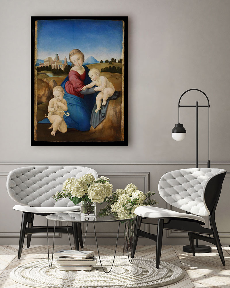 Obraz Rafael Santi - Madonna Esterhazych - obrazek 3