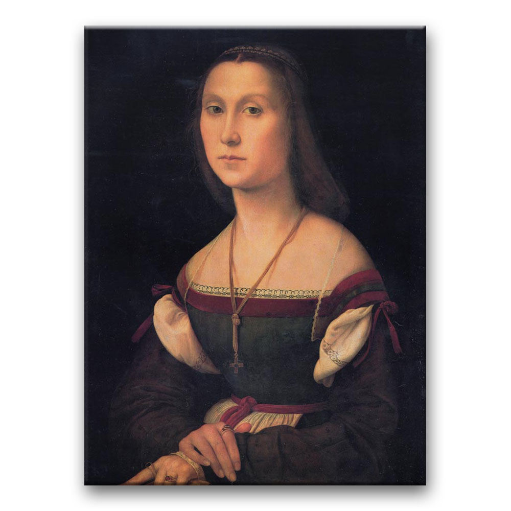 Obraz Rafael Santi - Portret młodej kobiety (La Muta)