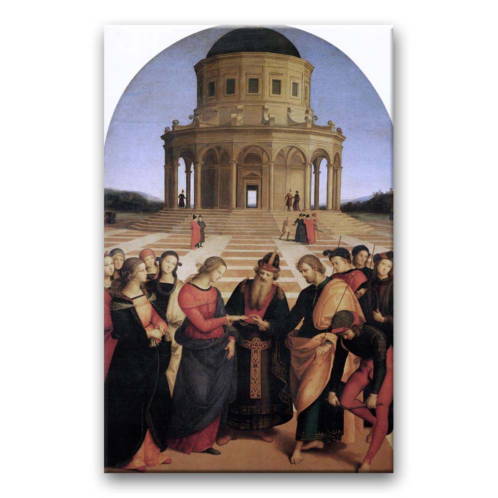 Obraz Rafael Santi - Zaślubiny Marii z Józefem