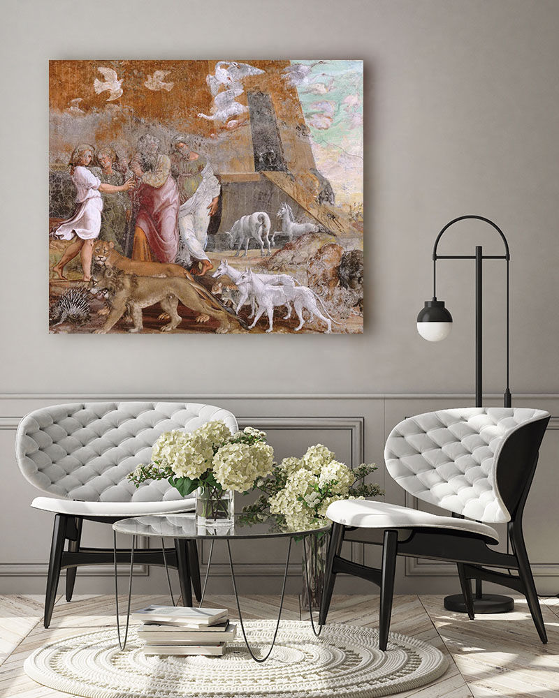 Obraz Rafael Santi - Arka na górze Ararat - obrazek 3