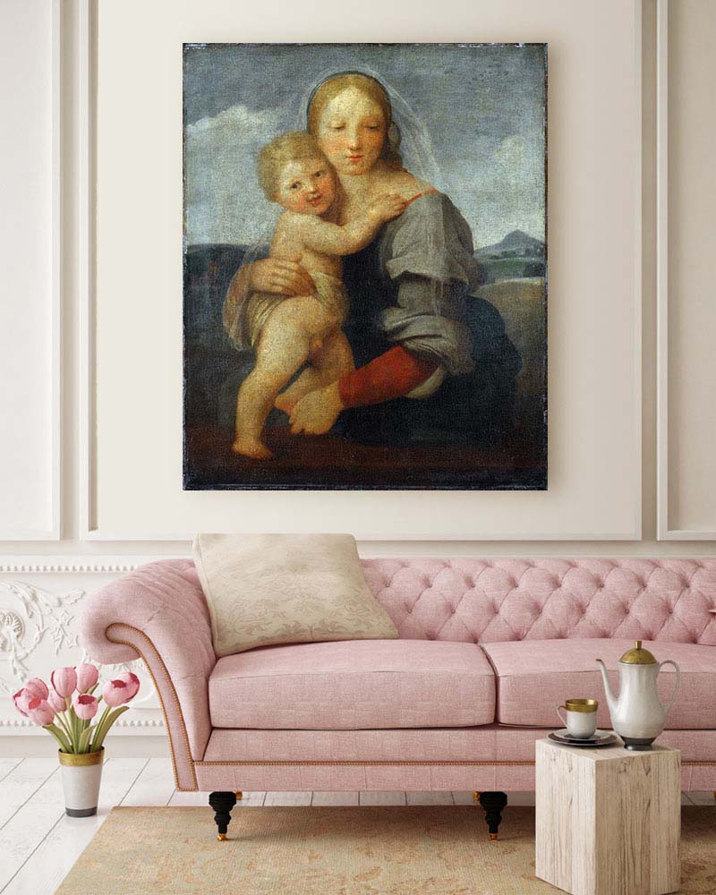 Obraz Rafael Santi - Madonna della Torre (Madonna Mackintosha) - obrazek 2