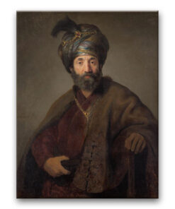 Obraz Rembrandt - Mężczyzna w stroju orientalnym (1634 r.)