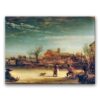 Obraz Rembrandt - Pejzaż zimowy