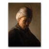 Obraz Rembrandt - Popiersie mężczyzny w turbanie