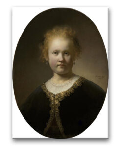 Obraz Rembrandt - Popiersie młodej kobiety