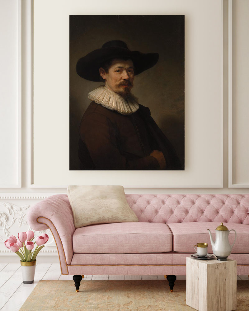 Obraz Rembrandt - Portret Hermana Doomera - obrazek 2
