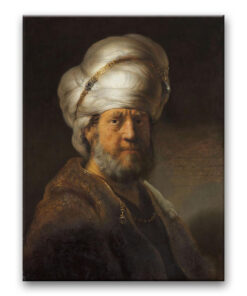 Obraz Rembrandt - Portret mężczyzny w stroju orientalnym (1635 r.)