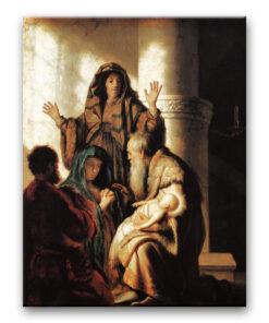 Obraz Rembrandt - Symeon w świątyni