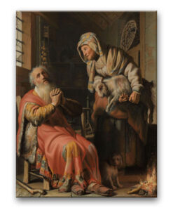 Obraz Rembrandt - Tobiasz i Anna
