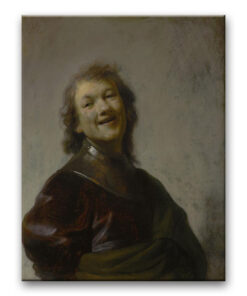 Obraz Rembrandt - Uśmiechnięty autoportret