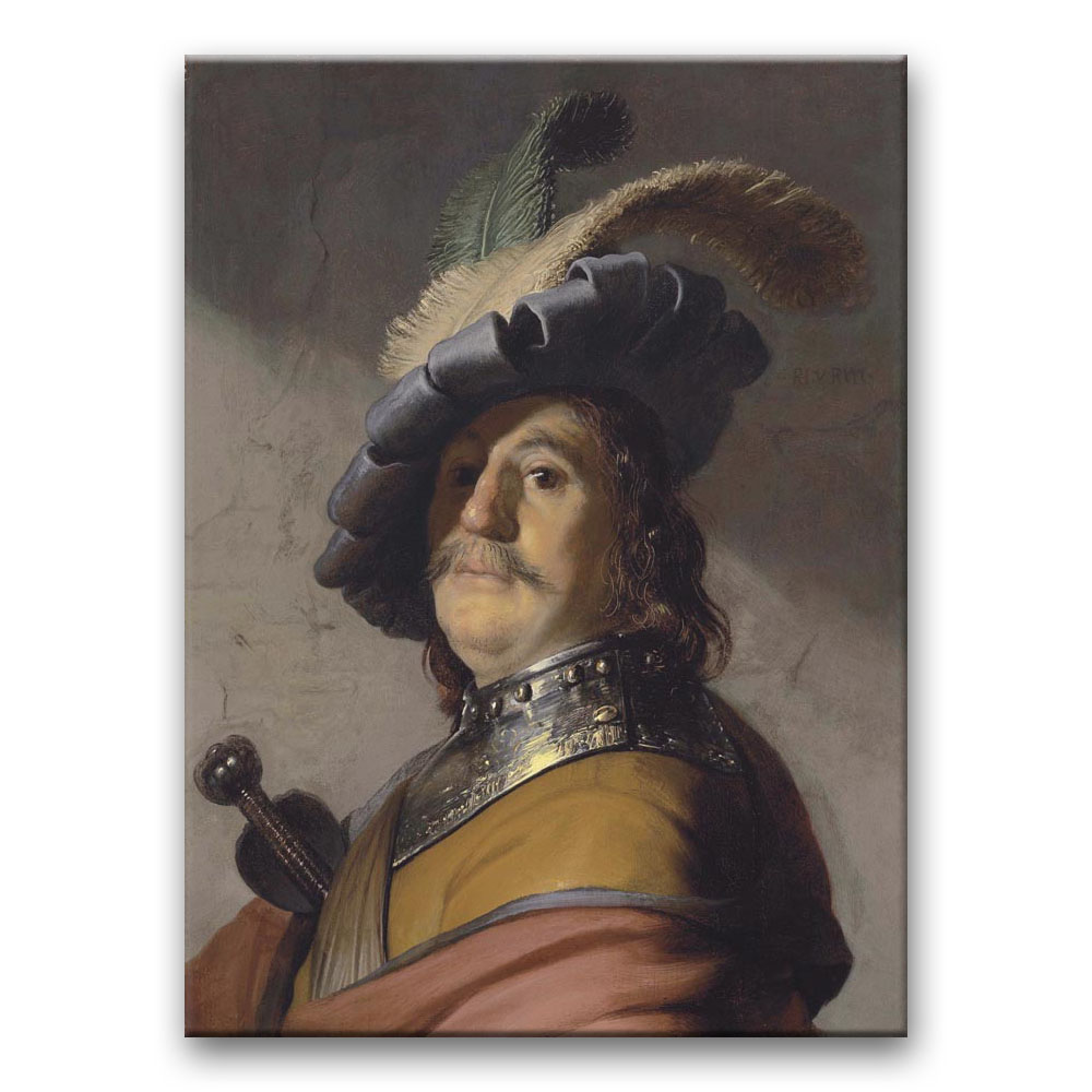 Obraz Rembrandt - Wizerunek mężczyzny w kapeluszu