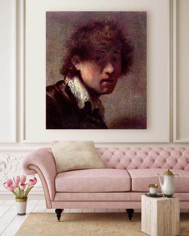 Obraz Rembrandt - Autoportret (1629 r.) - obrazek 2
