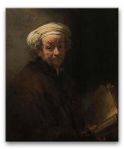 Obraz Rembrandt - Autoportret w roli świętego Pawła