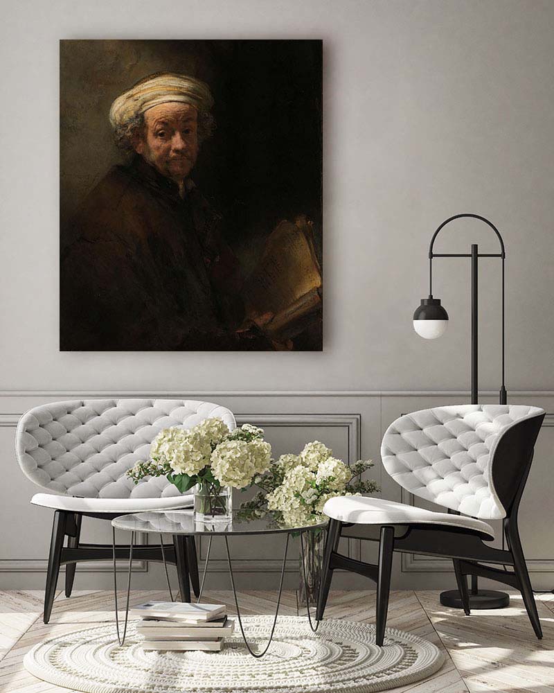 Obraz Rembrandt - Autoportret w roli świętego Pawła - obrazek 3