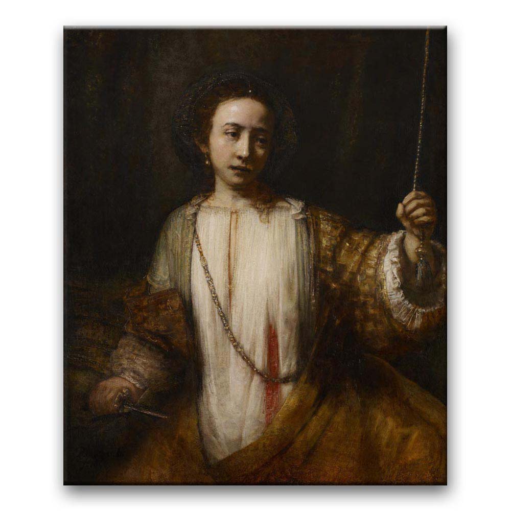 Obraz Rembrandt - Lukrecja (1666 r.)