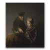 Obraz Rembrandt - Młody uczony i jego mistrz