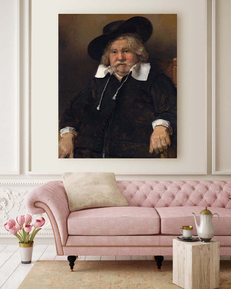 Obraz Rembrandt - Portret starszego mężczyzny - obrazek 2