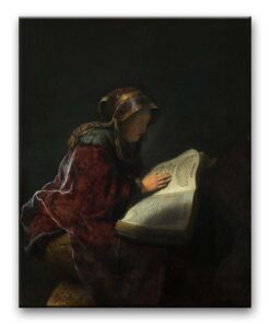 Obraz Rembrandt - Prorokini Anna